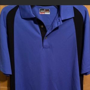 Grand Slam Performance Golf Slim Fit Polo Shirt Size S/CH Royal Blue